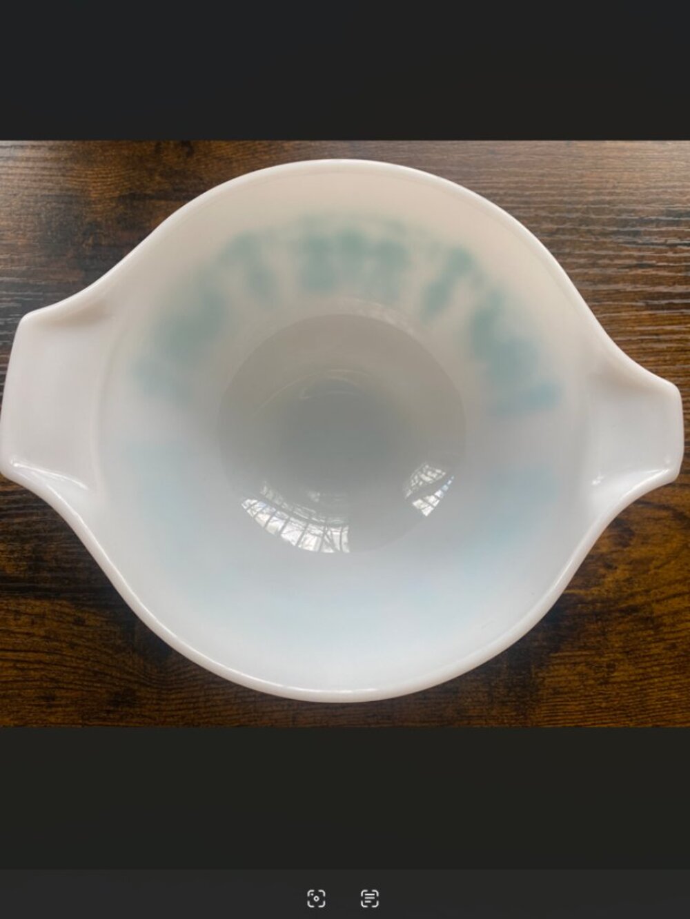 Vintage Pyrex Turquoise Amish Butterprint 1.5 Pint Cinderella Nesting Bowl - Picture 11 of 15